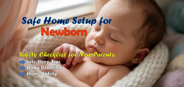 baby safety at home, safe home setup for newborn, infant care tips, newborn sleeping safety