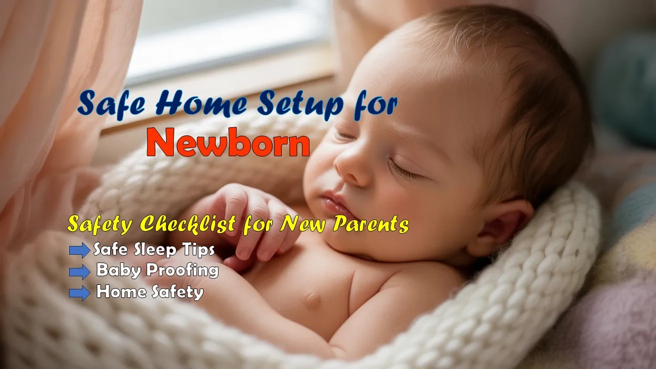 baby safety at home, safe home setup for newborn, infant care tips, newborn sleeping safety