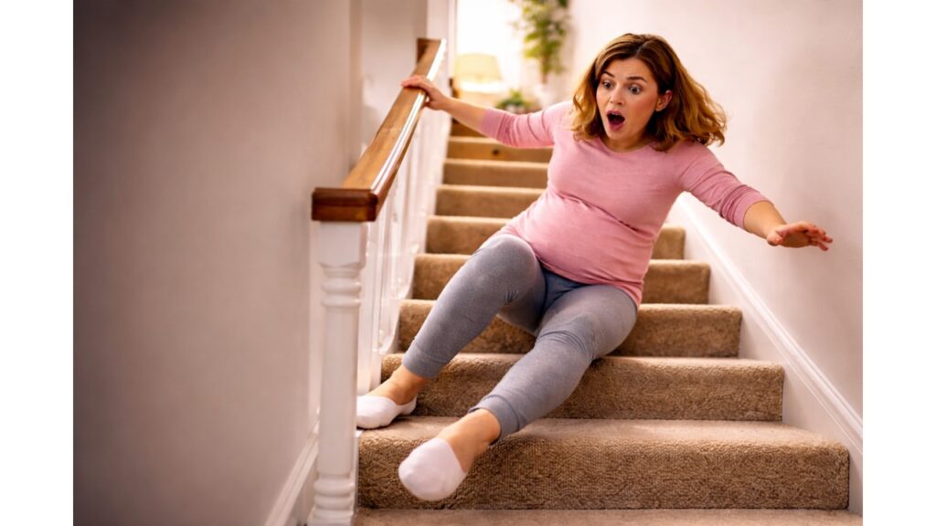 how to improve balance and prevent falls during pregnancy, safe movement during pregnancy